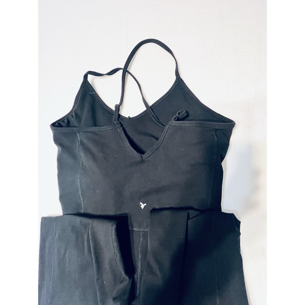 Old Navy Black Lg Power soft Sleeveless Workout‎ Bodysuit/Jumper/Active Sexy Y2K - Picture 5 of 14